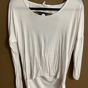 BCBGMAXAZRIA White long sleeve shirt